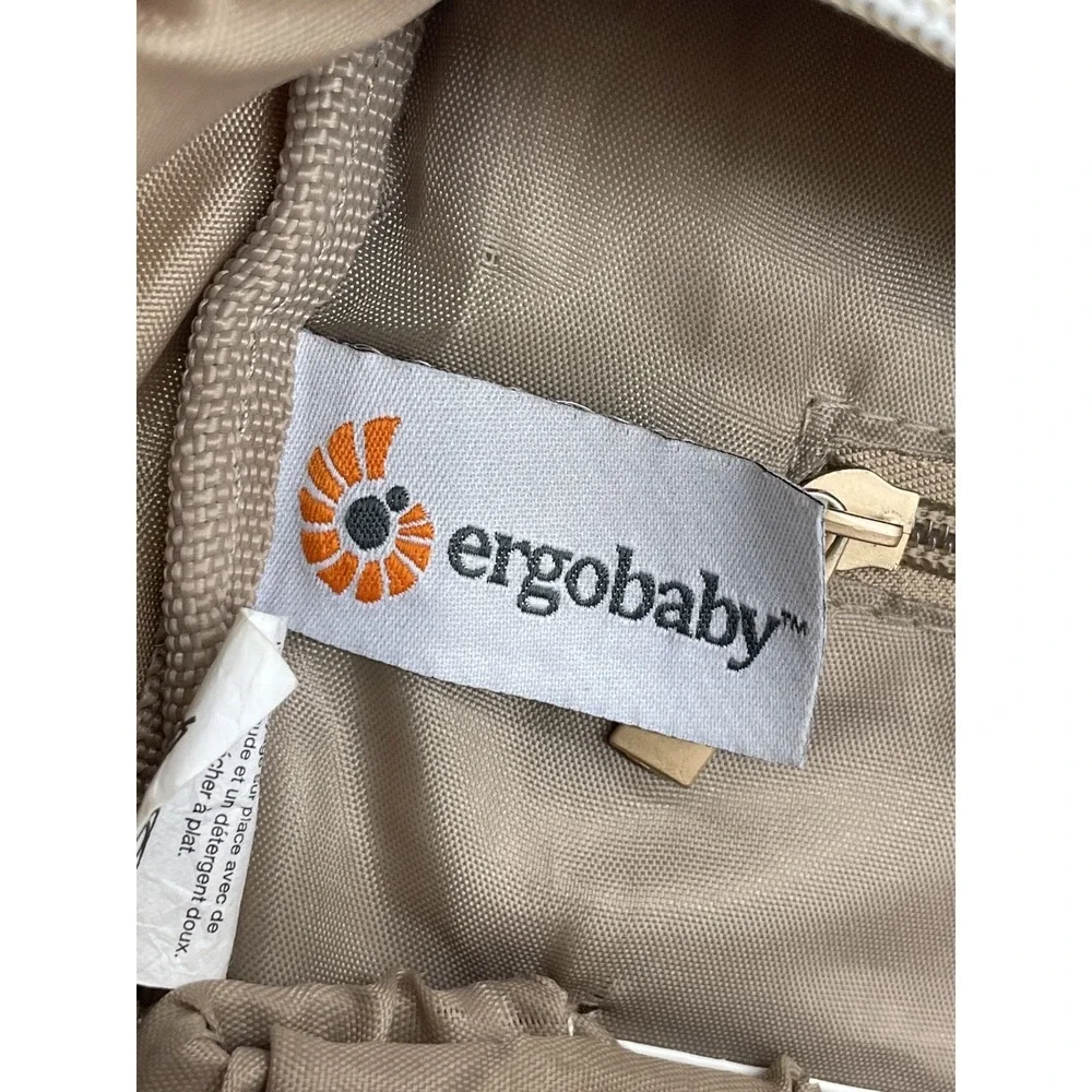 Ergobaby Backpack Diaper Bag Unisex One Size Beige Baby Travel Changing Pad